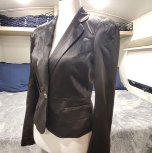 Bebe Black Sheen Blazer